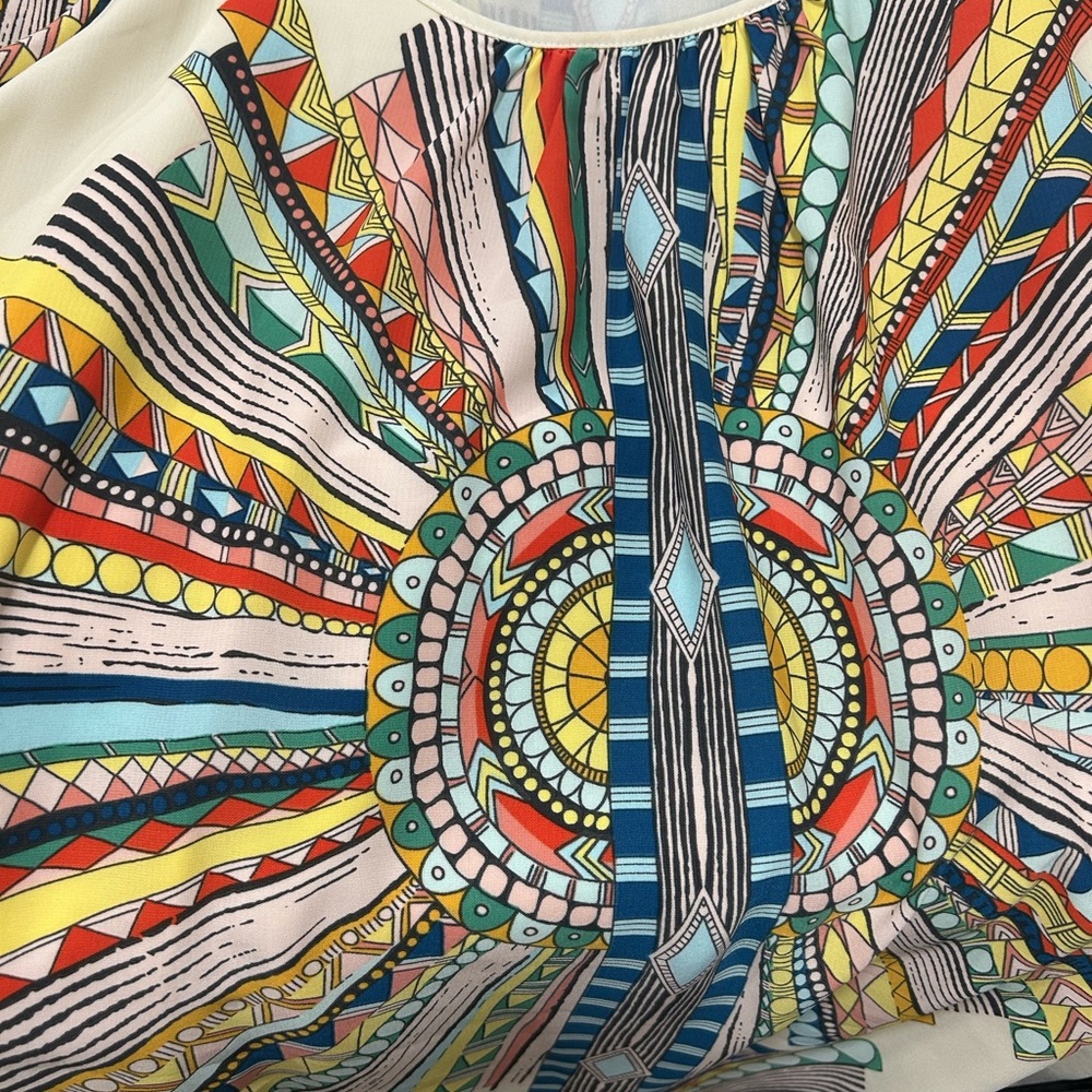 Gibson Latimer Boho Western cold shoulder dress size S - Picture 6 of 6